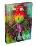 Пъзел Enjoy от 1000 части - Пъстроцветен папагал - 1t